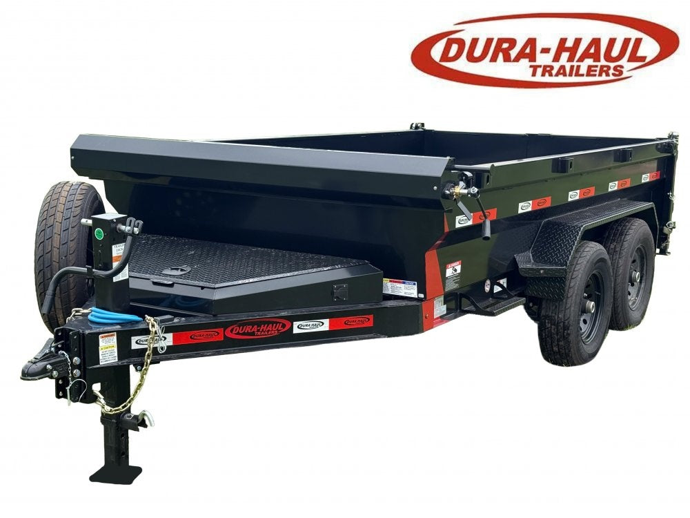 12' x 6' Dump Trailer DRM 24" Side Walls (2) 7K Axles Scissor Lift - DT2 Contractor/Dump Trailers - Stryker Dealership Group