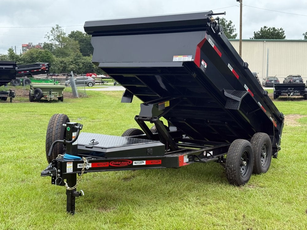 12' x 6' Dump Trailer DRM 24" Side Walls (2) 7K Axles Scissor Lift - DT2 Contractor/Dump Trailers - Stryker Dealership Group