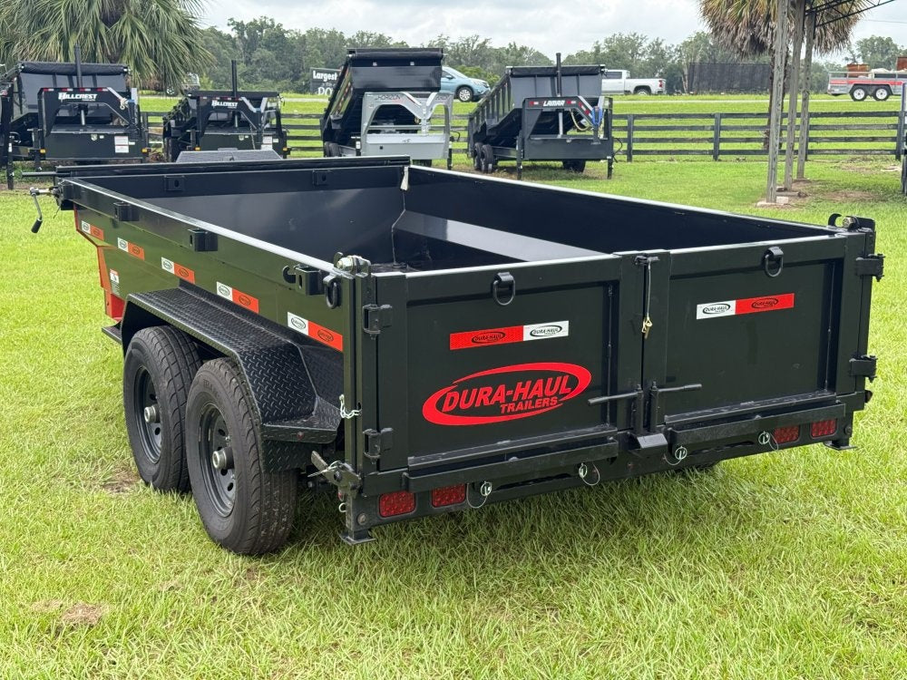 12' x 6' Dump Trailer DRM 24" Side Walls (2) 7K Axles Scissor Lift - DT2 Contractor/Dump Trailers - Stryker Dealership Group