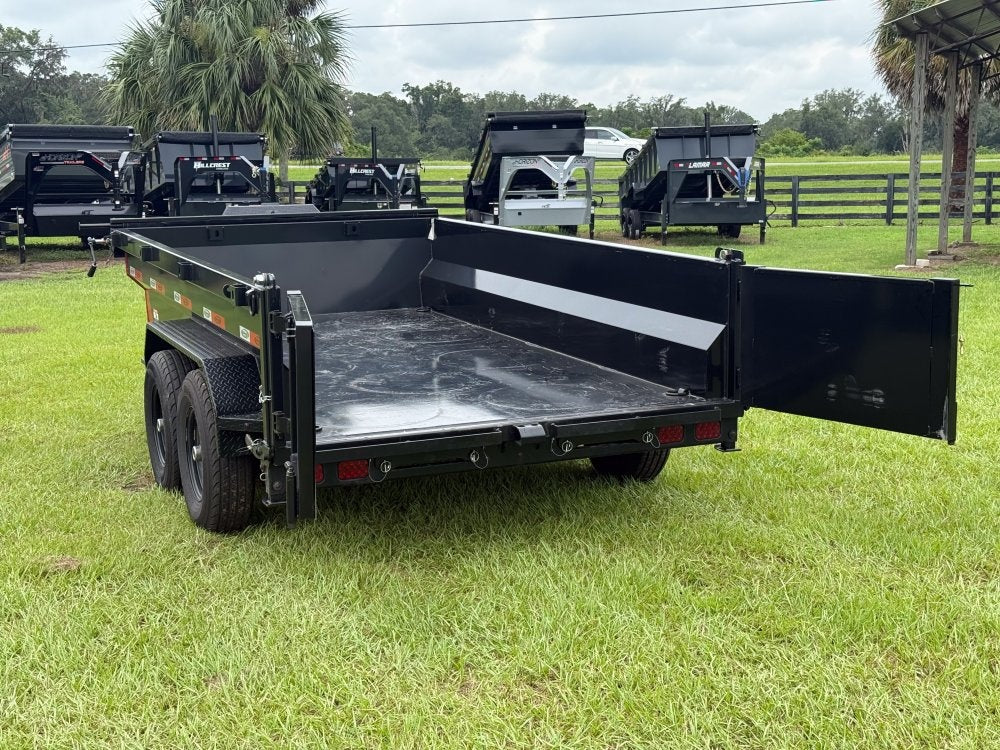 12' x 6' Dump Trailer DRM 24" Side Walls (2) 7K Axles Scissor Lift - Bumper Pull Dump/Dump Trailers - Stryker Dealership Group