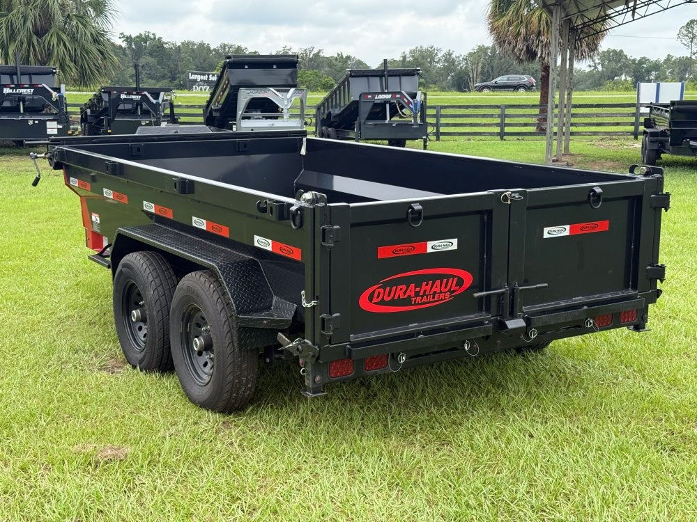 12' x 6' Dump Trailer DRM 24" Side Walls (2) 7K Axles Scissor Lift - Bumper Pull Dump/Dump Trailers - Stryker Dealership Group