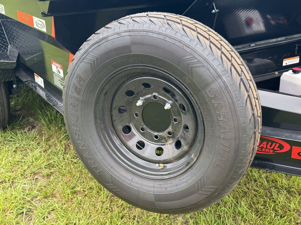 12' x 6' Dump Trailer DRM 24" Side Walls (2) 7K Axles Scissor Lift - DT2 Contractor/Dump Trailers - Stryker Dealership Group