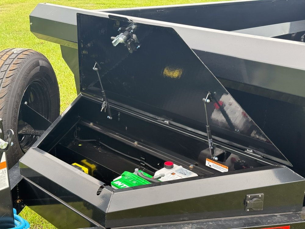 12' x 6' Dump Trailer DRM 24" Side Walls (2) 7K Axles Scissor Lift - DT2 Contractor/Dump Trailers - Stryker Dealership Group