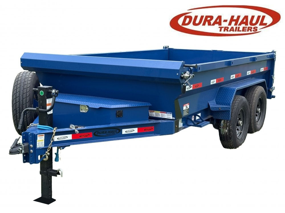 12' x 6' Dump Trailer DRM 24" Side Walls (2) 7K Axles Scissor Lift - DT2 Contractor/Dump Trailers - Stryker Dealership Group