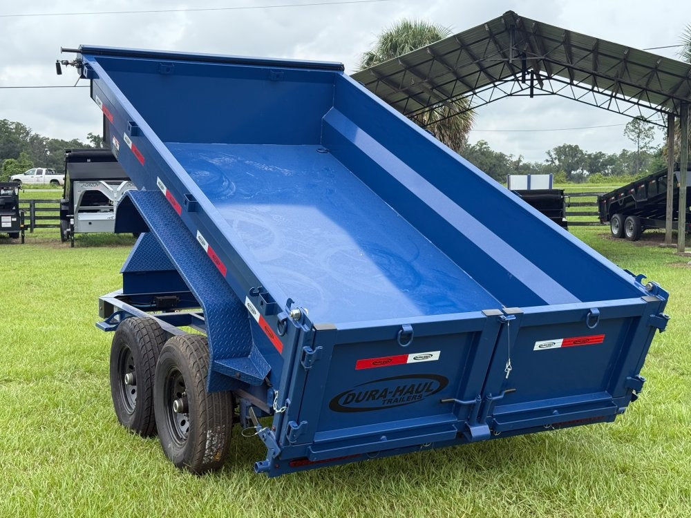 12' x 6' Dump Trailer DRM 24" Side Walls (2) 7K Axles Scissor Lift - DT2 Contractor/Dump Trailers - Stryker Dealership Group