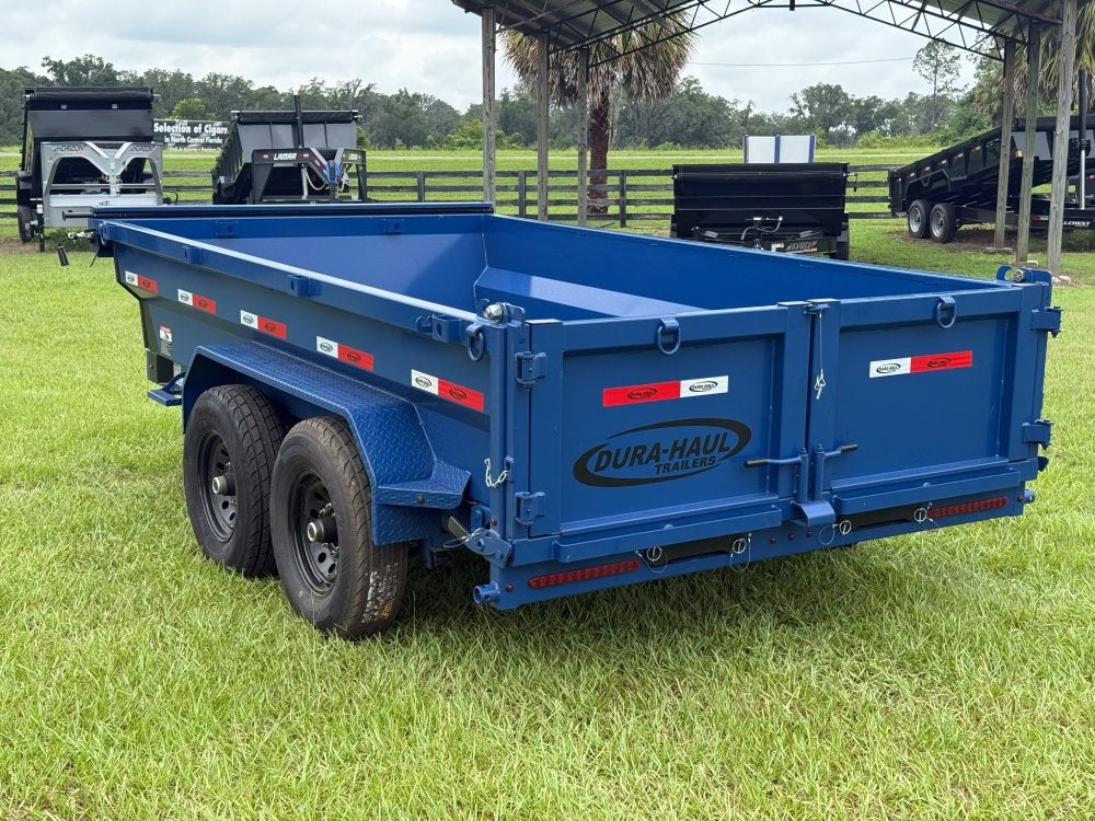 12' x 6' Dump Trailer DRM 24" Side Walls (2) 7K Axles Scissor Lift - DT2 Contractor/Dump Trailers - Stryker Dealership Group