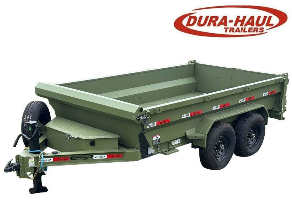 12' x 6' Dump Trailer DRM 24" Side Walls (2) 7K Axles Scissor Lift - DT2 Contractor/Dump Trailers - Stryker Dealership Group