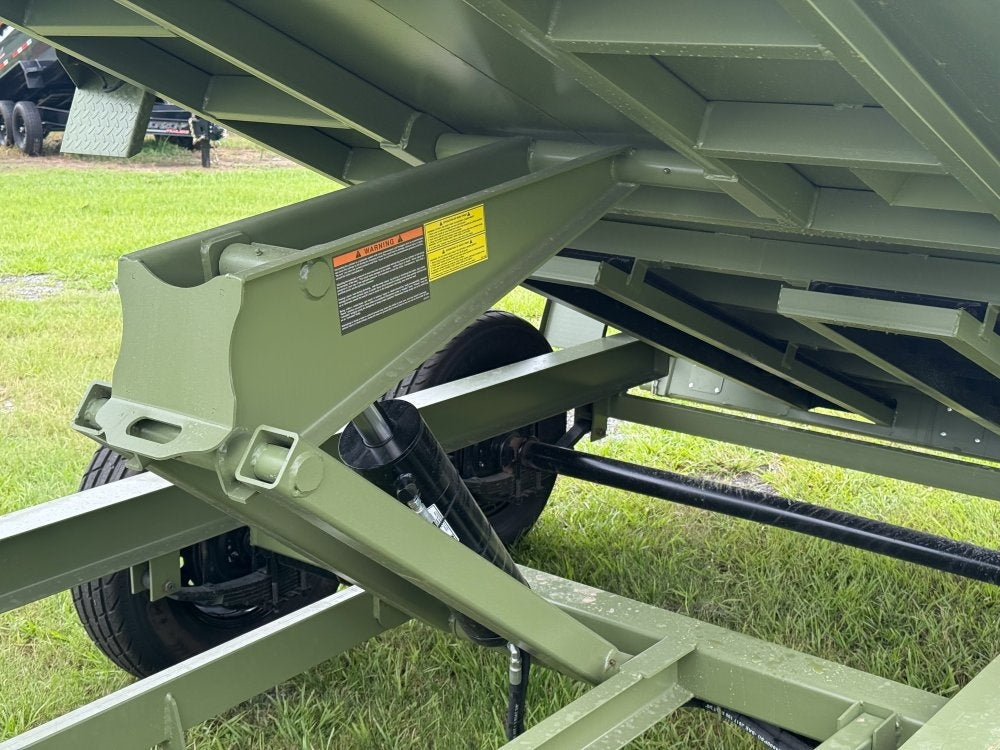 12' x 6' Dump Trailer DRM 24" Side Walls (2) 7K Axles Scissor Lift - Bumper Pull Dump/Dump Trailers - Stryker Dealership Group