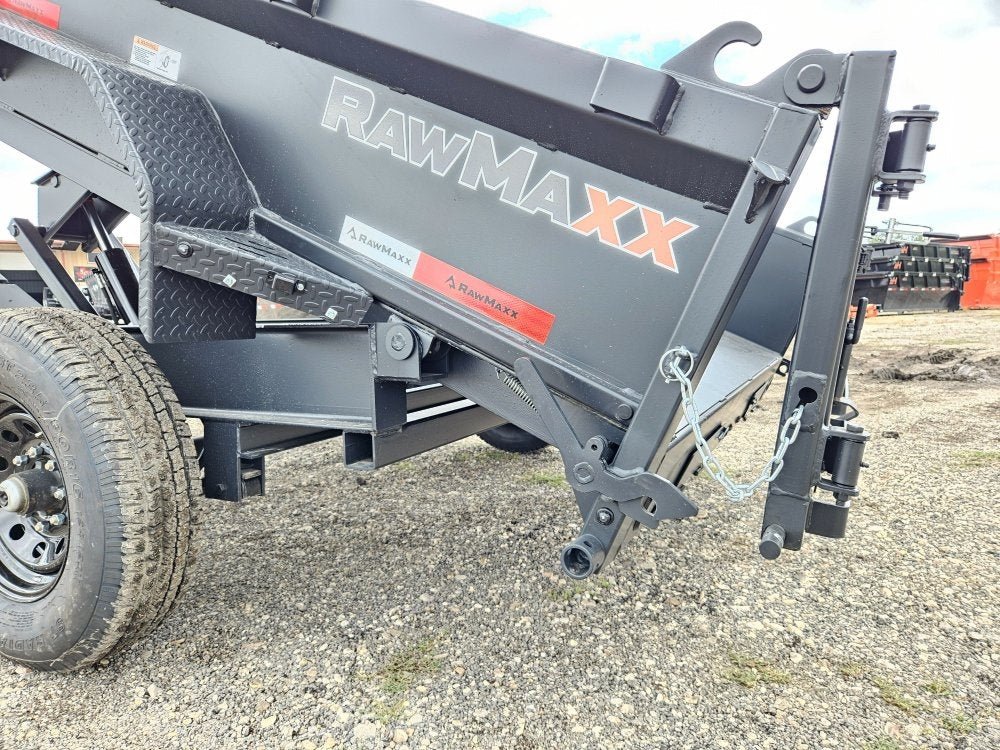 14' BP Dump Trailer (2) 7k Axles 19" Walls - Black 118342 - Stryker Dealership Group