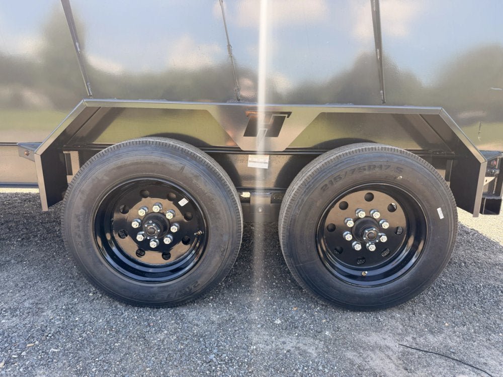 14' Hillcrest Gooseneck Dump Trailer Telescopic 40" Side Walls - (2) 7K Axles 004439 - Stryker Dealership Group