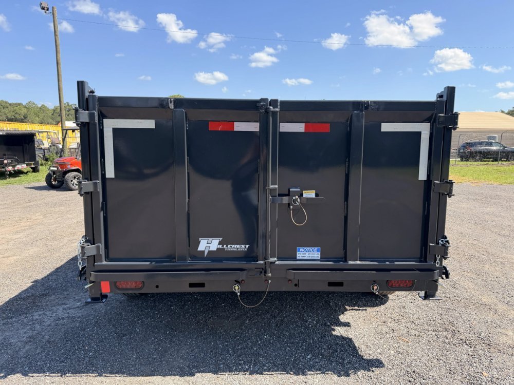 14' Hillcrest Gooseneck Dump Trailer Telescopic 40" Side Walls - (2) 8K Axles 002134 - Stryker Dealership Group
