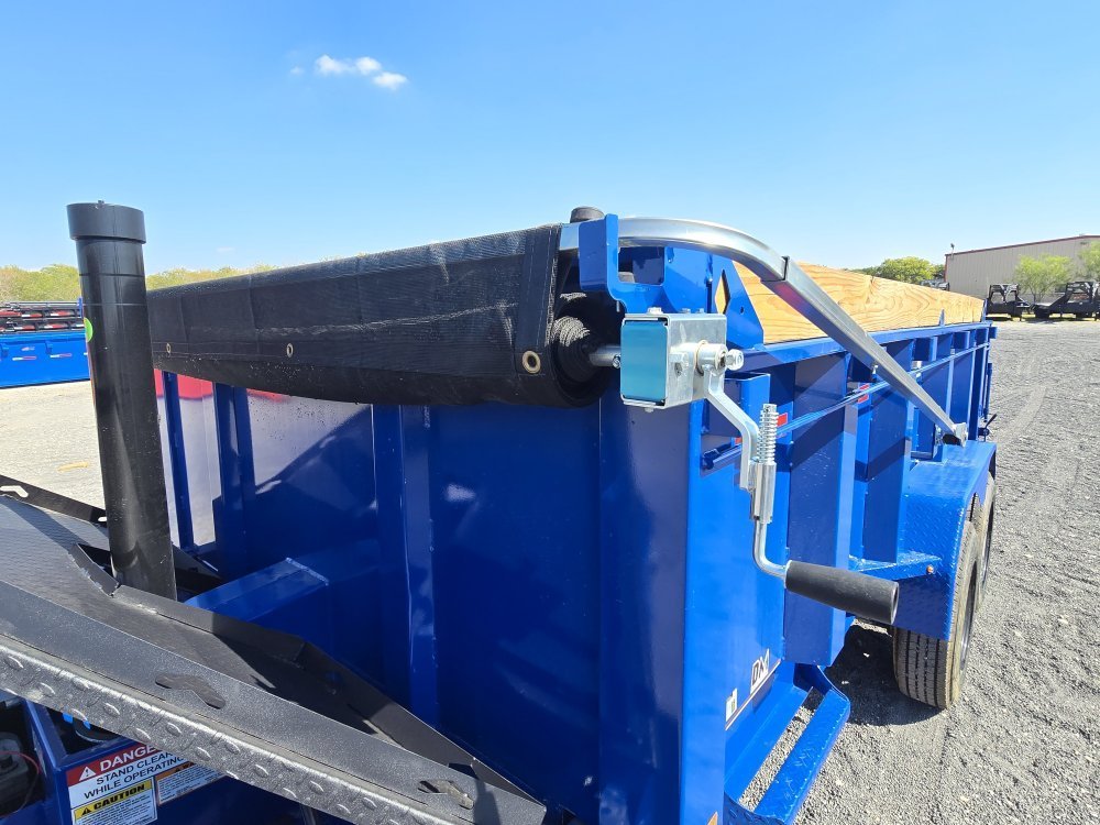14' LPT BP Low Profile Dump Trailer - 8k Axles - Telescopic 302134 - Stryker Dealership Group