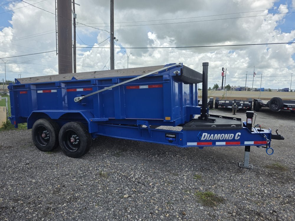 14' LPT BP Low Profile Dump Trailer - 8k Axles - Telescopic 302134 - Stryker Dealership Group
