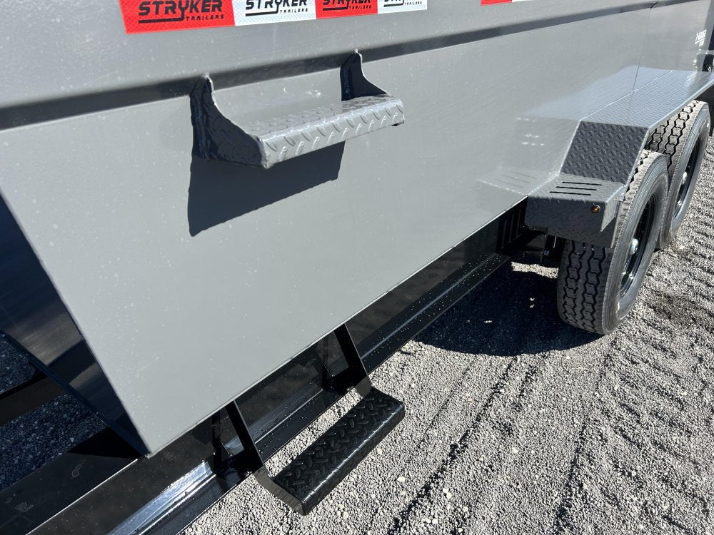 14' Stryker SDT Gooseneck Dump Trailer 48" Side Walls - (2) 7k Axles 3930 - Stryker Dealership Group