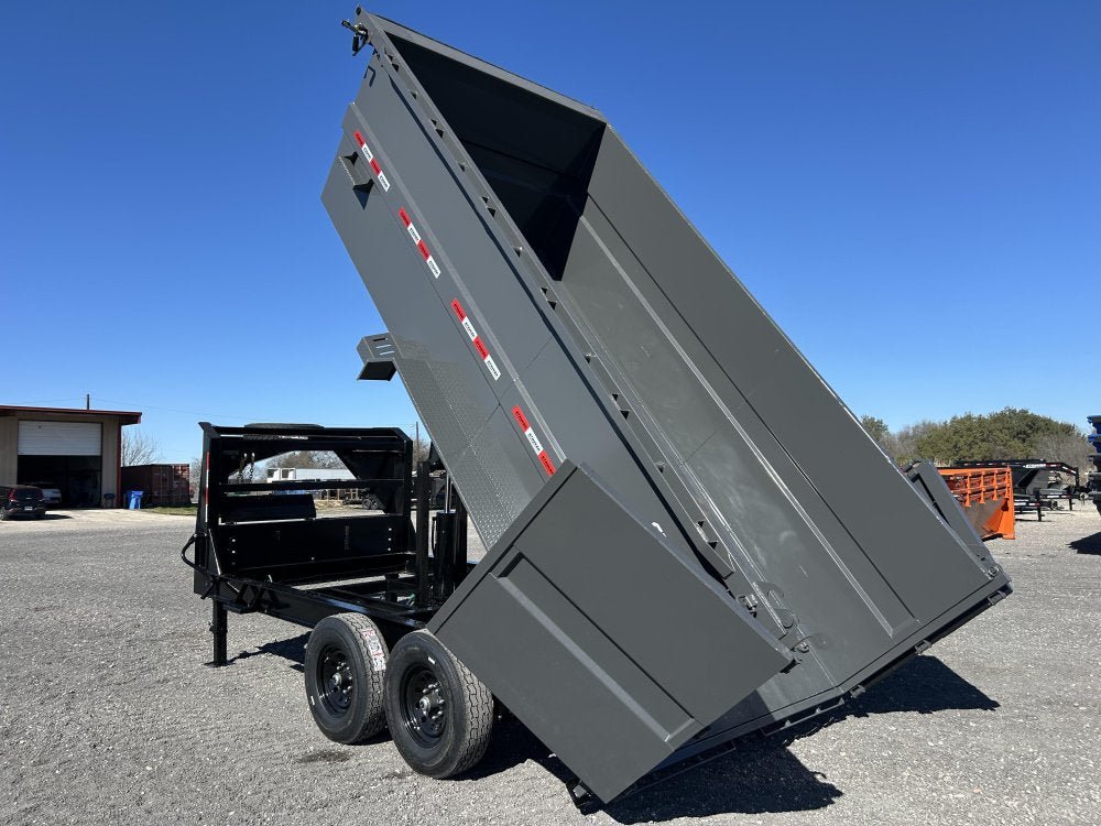 14' Stryker SDT Gooseneck Dump Trailer 48" Side Walls - (2) 7k Axles 3930 - Stryker Dealership Group