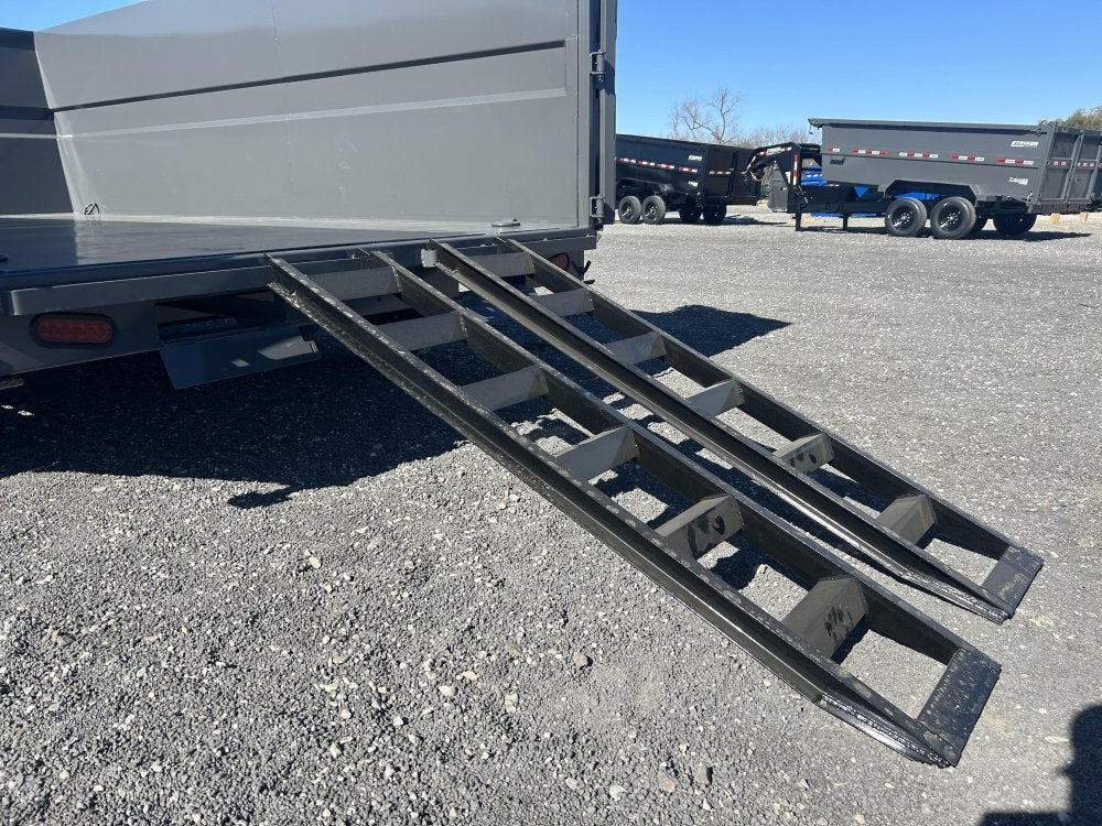 14' Stryker SDT Gooseneck Dump Trailer 48" Side Walls - (2) 7k Axles 3931 - Stryker Dealership Group