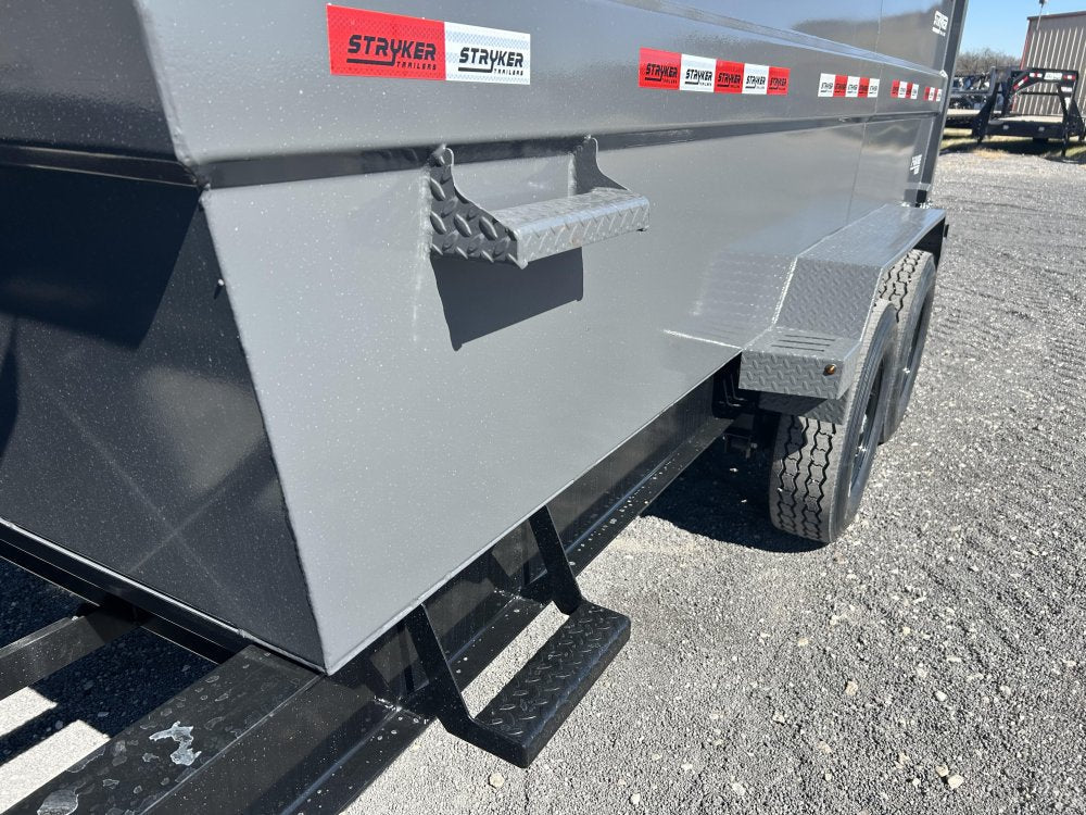 14' Stryker SDT Gooseneck Dump Trailer 48" Side Walls - (2) 7k Axles 3931 - Stryker Dealership Group