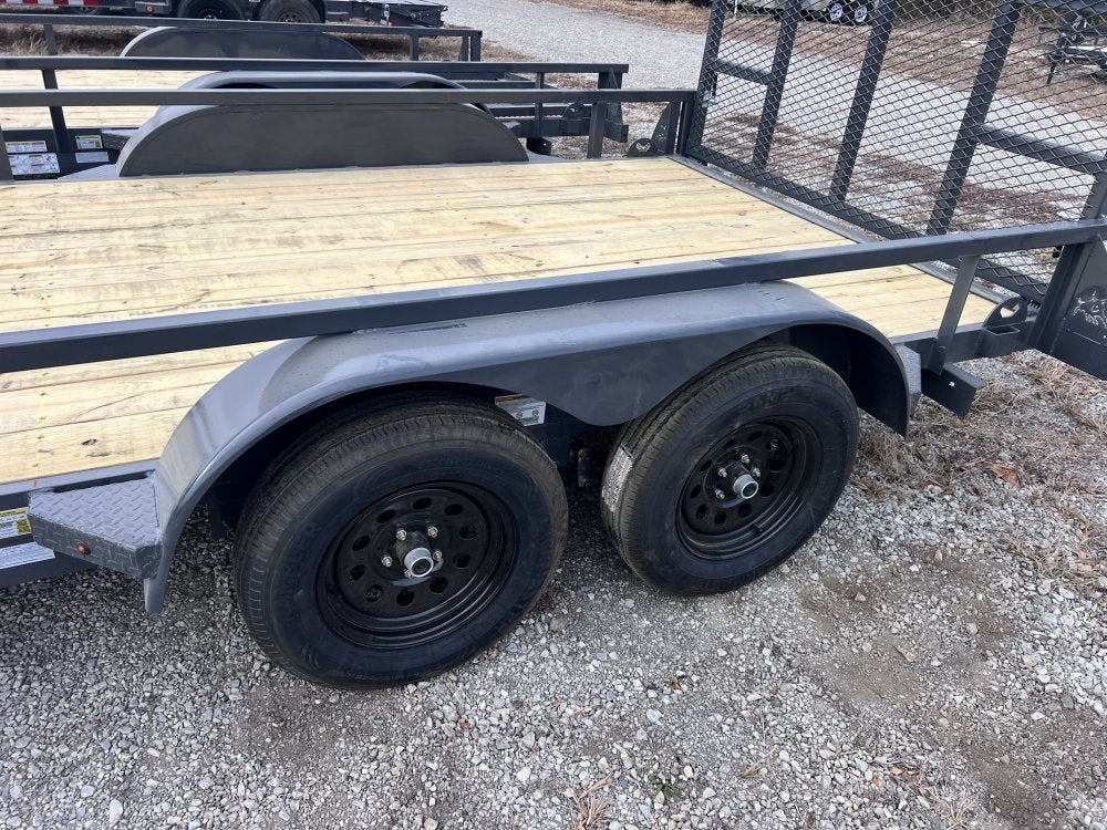 14' x 83" Iron Bull UTB Bumper Pull Utility Trailer - (2) 3,500 lb Axles 112464 - Stryker Dealership Group