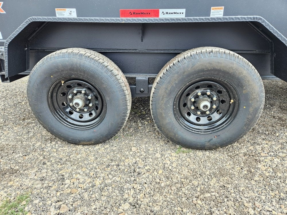 14' BP Dump Trailer (2) 7k Axles 19" Walls - Black - Dump Trailers - Stryker Dealership Group