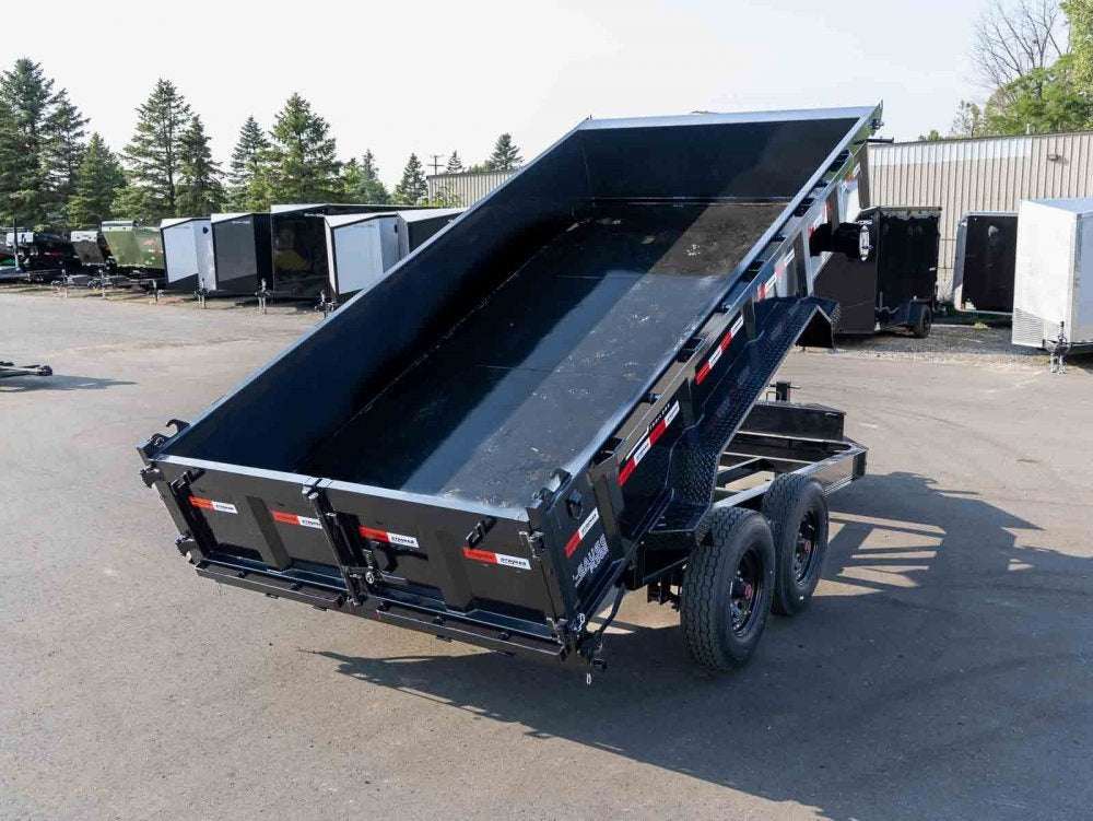 14' BP Dump Trailer (2) 8k Axles 2' Walls 14 Ply Tires - Dump Trailers - Stryker Dealership Group