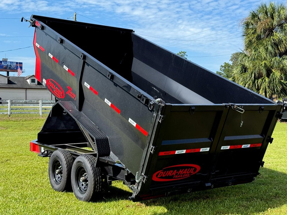14' DRL Dump Trailer 48" Sides (2) 7K Axles Scissor Lift - DT3 Professional/Dump Trailers - Stryker Dealership Group