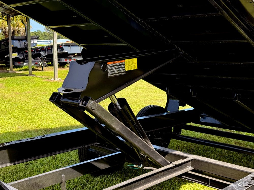 14' DRL Dump Trailer 48" Sides (2) 7K Axles Scissor Lift - DT3 Professional/Dump Trailers - Stryker Dealership Group