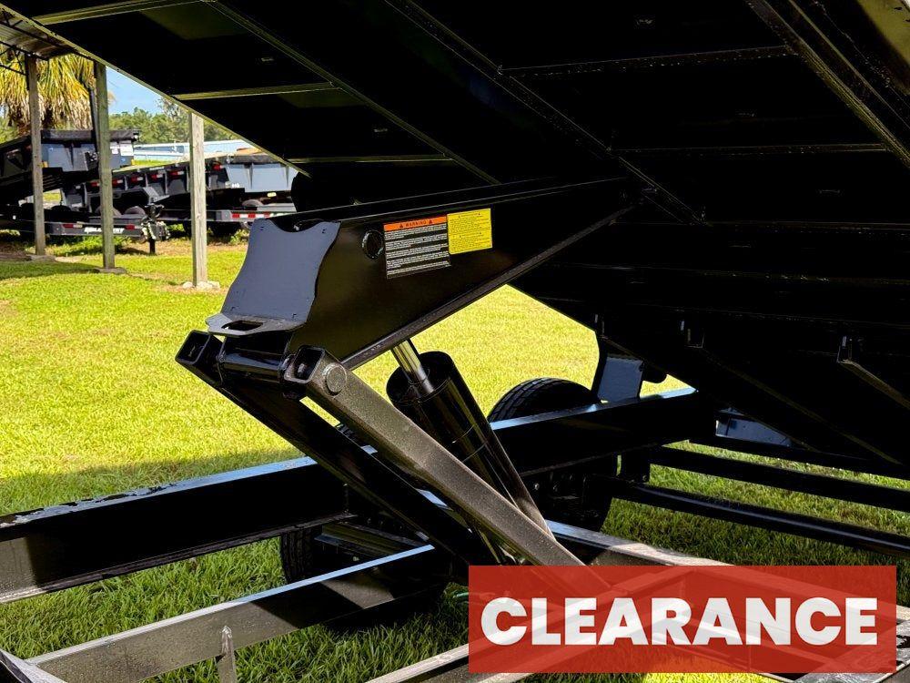 14' DRL Dump Trailer 48" Sides (2) 7K Axles Scissor Lift - Bumper Pull Dump - Dump Trailers - Stryker Dealership Group
