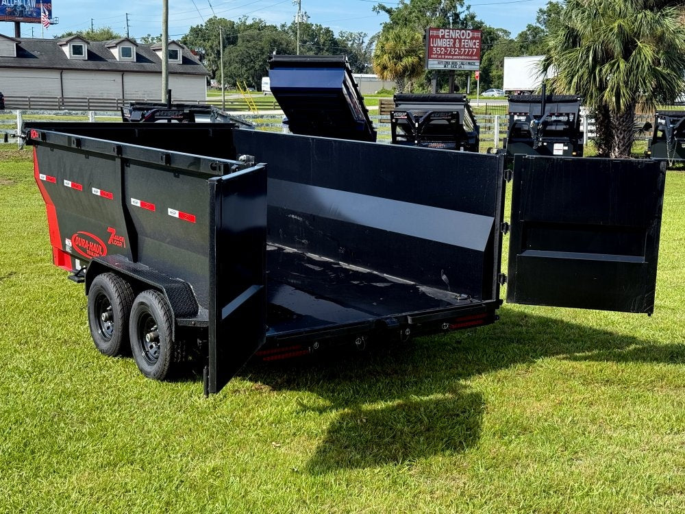 14' DRL Dump Trailer 48" Sides (2) 7K Axles Scissor Lift - DT3 Professional/Dump Trailers - Stryker Dealership Group