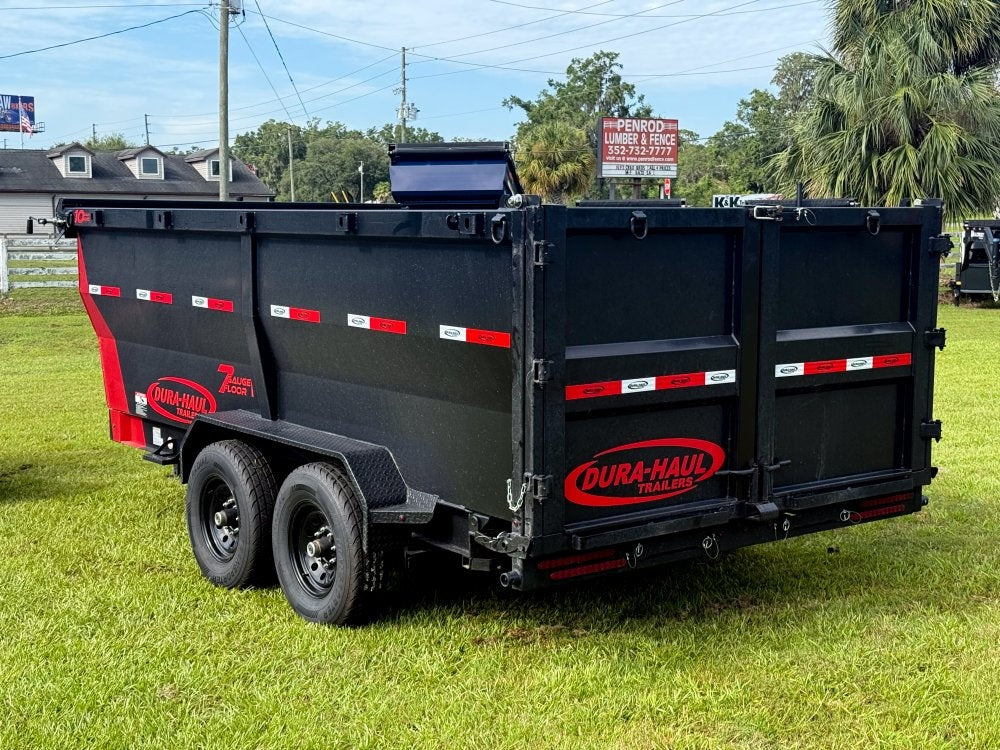 14' DRL Dump Trailer 48" Sides (2) 7K Axles Scissor Lift - DT3 Professional/Dump Trailers - Stryker Dealership Group