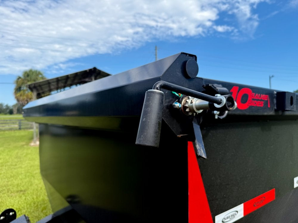 14' DRL Dump Trailer 48" Sides (2) 7K Axles Scissor Lift - DT3 Professional/Dump Trailers - Stryker Dealership Group