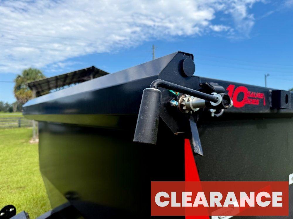 14' DRL Dump Trailer 48" Sides (2) 7K Axles Scissor Lift - Bumper Pull Dump - Dump Trailers - Stryker Dealership Group