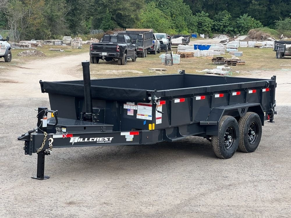 14' Dump Trailer 24" Side Walls - Telescopic Lift - Dump Trailers - Stryker Dealership Group