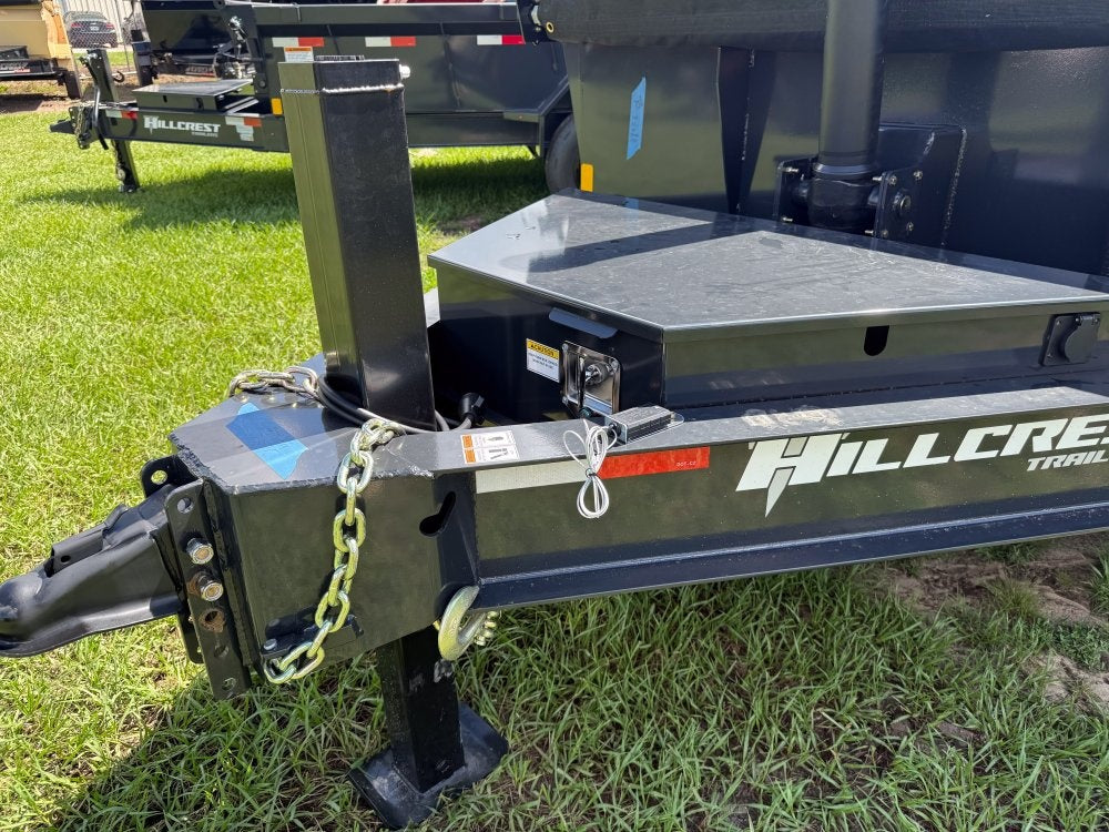 14' Dump Trailer 24" Side Walls - Telescopic Lift - Hydraulic Jack - DT3 Professional/Dump Trailers - Stryker Dealership Group