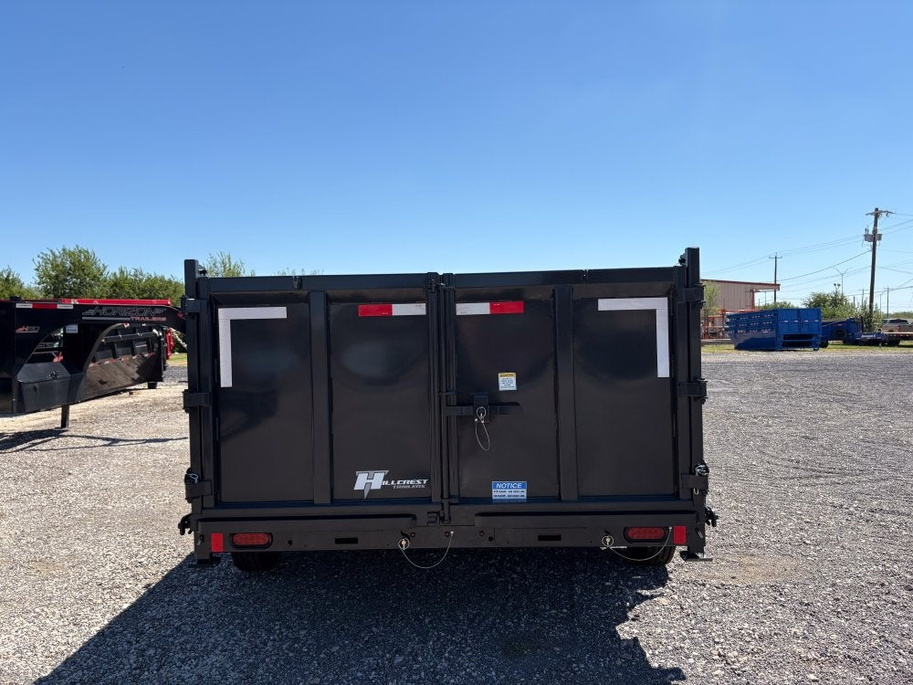 14' Dump Trailer BP 40" Side Walls - Telescopic lift - 8k Axles - Hydraulic Jack - DT3 Professional - Stryker Dealership Group