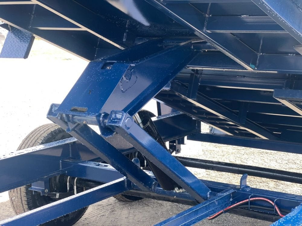 14' EZ7 Dump Trailer 19" Sides 7K Axles 14K GVWR 3-way Door Slide In Ramps - Dump Trailers - Stryker Dealership Group