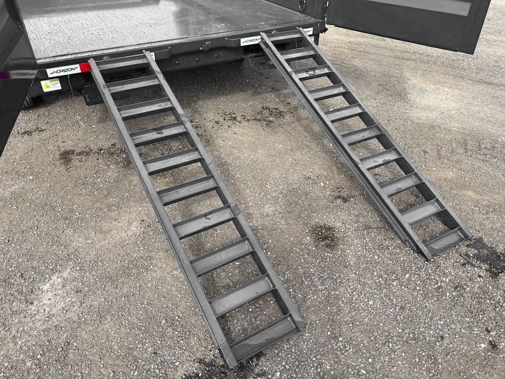 14' EZ7 Dump Trailer 19" Sides 7K Axles 14K GVWR 3-way Door Slide In Ramps - DT1 Light Duty - Stryker Dealership Group