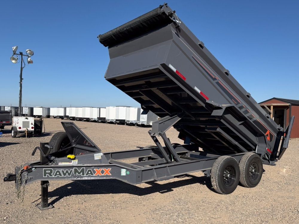 14' GDX Knight Dump 32" Sides - 7K Axles - 516 Scissor - DT2 Contractor/Dump Trailers - Stryker Dealership Group