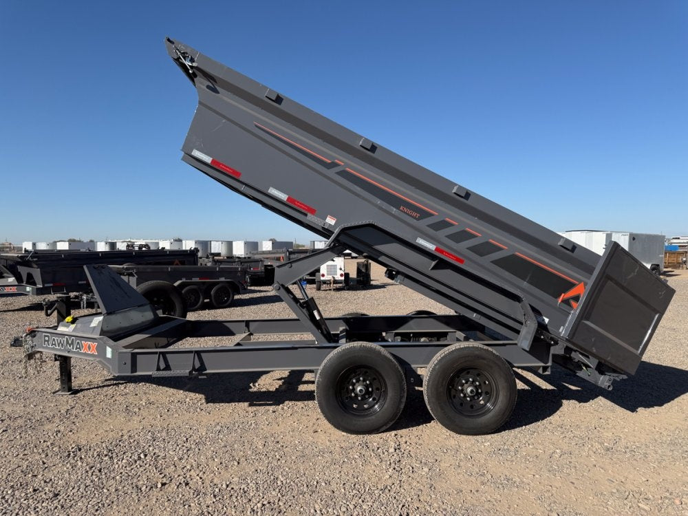 14' GDX Knight Dump 32" Sides - 7K Axles - 516 Scissor - DT2 Contractor/Dump Trailers - Stryker Dealership Group