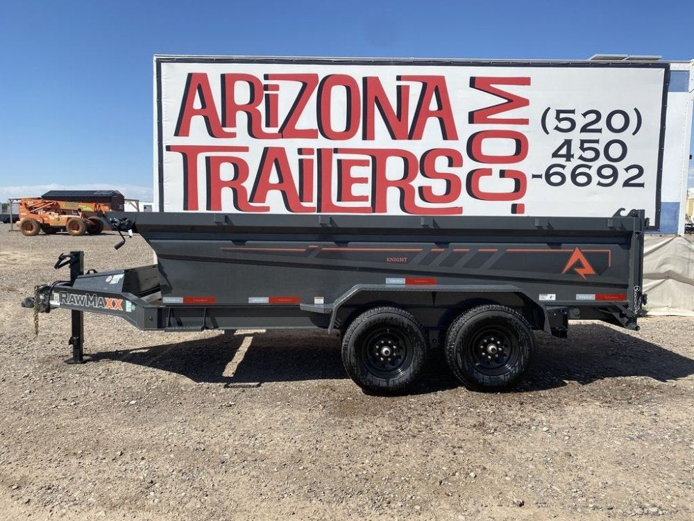 14' GDX Knight Dump Trailer - Bumper Pull Dump/Dump Trailers - Stryker Dealership Group