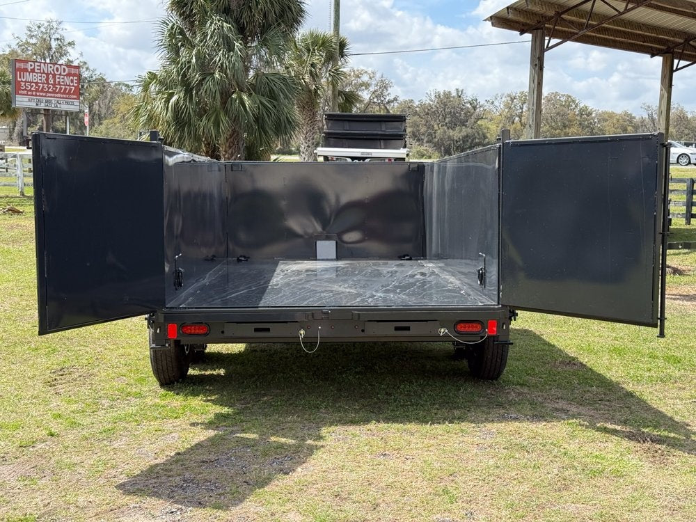 14' HCDT Dump Trailer BP 40" Side Walls - Telescopic lift - 7k Axles - Dump Trailers - Stryker Dealership Group