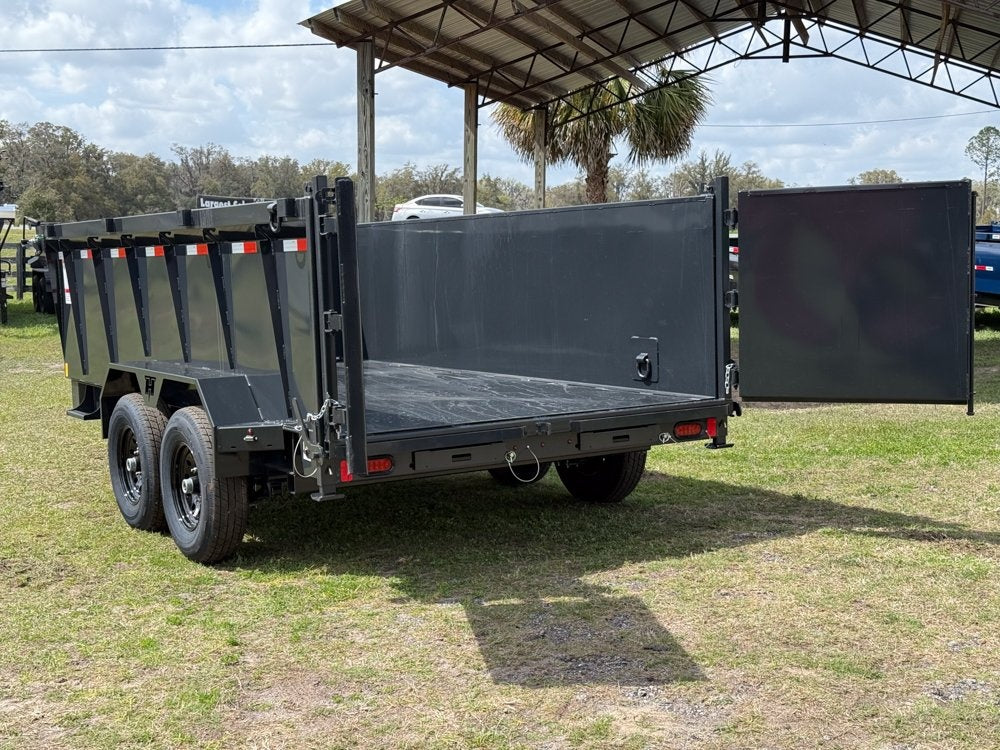14' HCDT Dump Trailer BP 40" Side Walls - Telescopic lift - 7k Axles - Dump Trailers - Stryker Dealership Group
