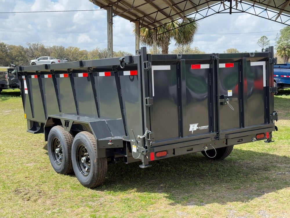 14' HCDT Dump Trailer BP 40" Side Walls - Telescopic lift - 7k Axles - Dump Trailers - Stryker Dealership Group