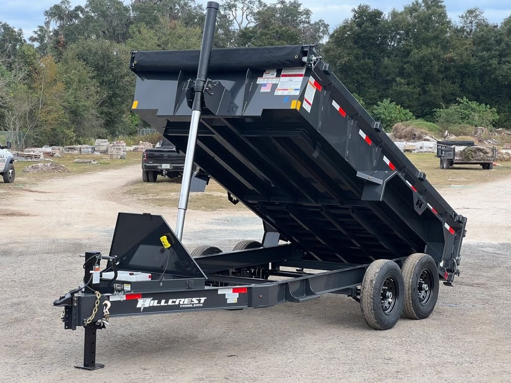 14' Hillcrest Dump Trailer 24" Side Walls - Telescopic Lift - Dump Trailers - Stryker Dealership Group