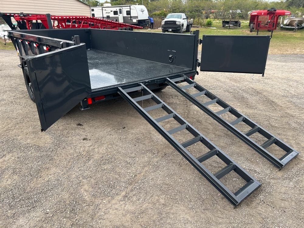 14' Hillcrest Dump Trailer 24" Side Walls - Telescopic Lift - Dump Trailers - Stryker Dealership Group