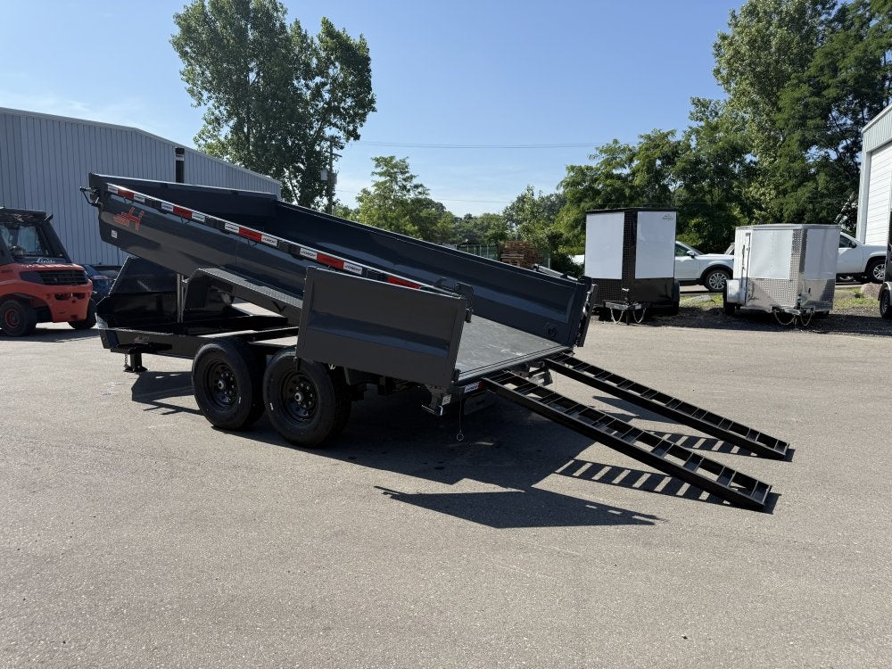 14' Horizon LZ7 Dump Trailer 24" Walls - 7k Axles - Telescopic Lift - 14K GWVR - Dump Trailers/Dump Trailers - Stryker Dealership Group