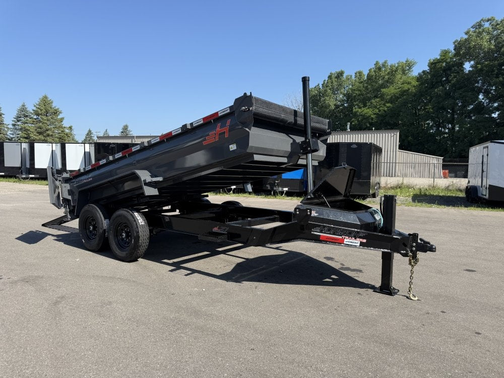 14' Horizon LZ7 Dump Trailer 24" Walls - 7k Axles - Telescopic Lift - 14K GWVR - Dump Trailers/Dump Trailers - Stryker Dealership Group