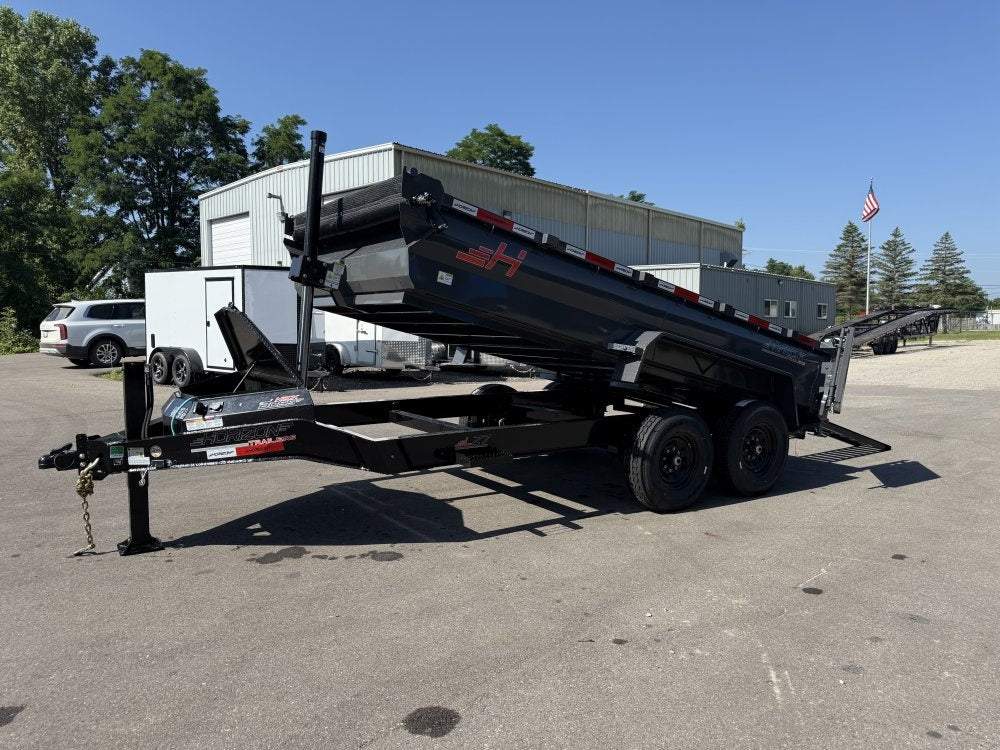 14' Horizon LZ7 Dump Trailer 24" Walls - 7k Axles - Telescopic Lift - 14K GWVR - Dump Trailers/Dump Trailers - Stryker Dealership Group