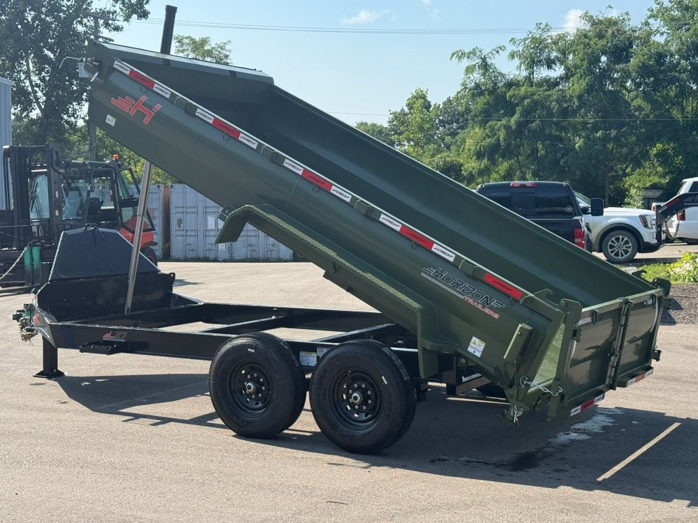 14' Horizon LZ7 Dump Trailer 24" Walls - 7k Axles - Telescopic Lift - 14K GWVR - Dump Trailers/Dump Trailers - Stryker Dealership Group