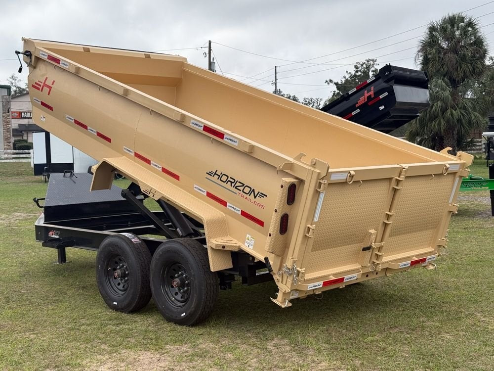 14' HZ7 BP Dump 36" Sides - 8K Axles - 620 Scissor - 14 ply Tires - 2 Speed Jack - DT3 Professional/Dump Trailers - Stryker Dealership Group