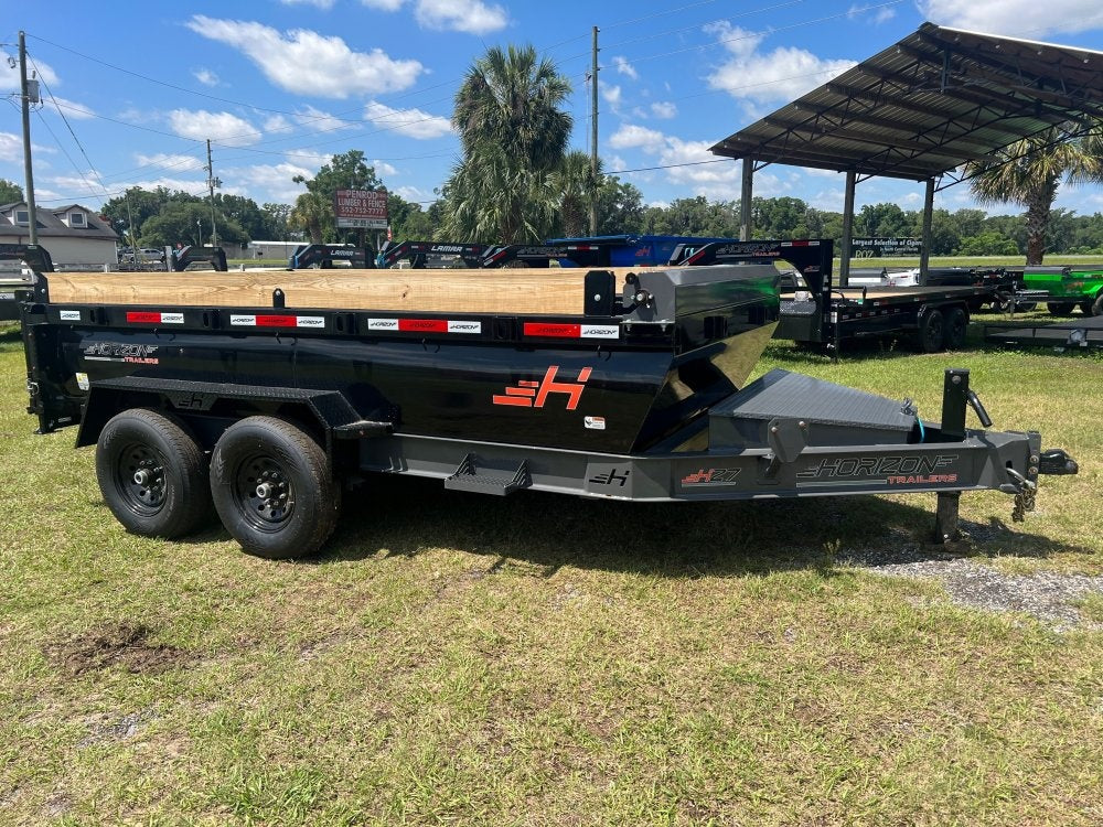 14' HZ7 BP Dump Trailer 2 - 7k Axles 2' Walls - DT3 Professional/Dump Trailers - Stryker Dealership Group